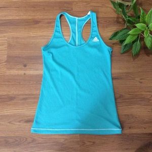 Teal Adidas tank top